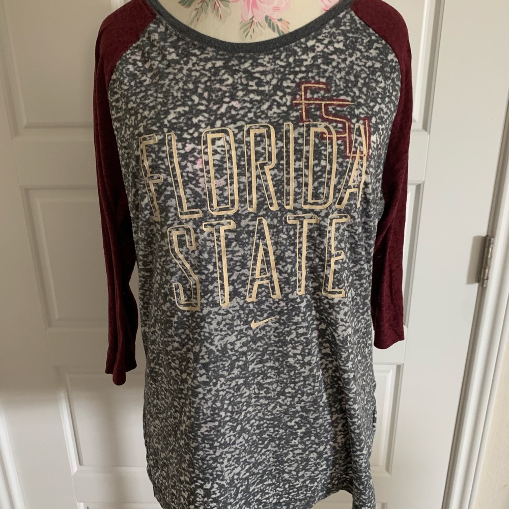 Nike FSU 3/4 sleeve vintage t-shirt